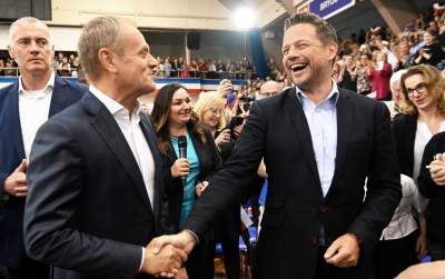 Tusk z Trzaskowskim zachwyceni spotkaniem w Krakowie. "Oniemieliśmy" - zdjęcie 8