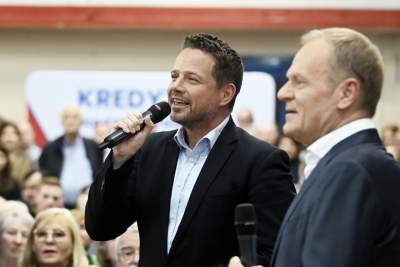 Tusk z Trzaskowskim zachwyceni spotkaniem w Krakowie. "Oniemieliśmy" - zdjęcie 38