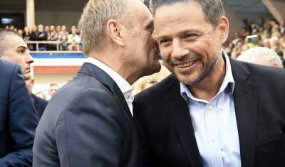 Tusk z Trzaskowskim zachwyceni spotkaniem w Krakowie. "Oniemieliśmy" - zdjęcie 7