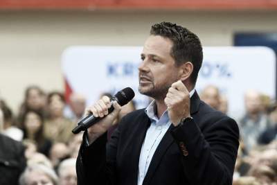 Tusk z Trzaskowskim zachwyceni spotkaniem w Krakowie. "Oniemieliśmy" - zdjęcie 30