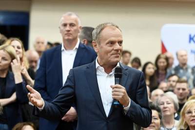 Tusk z Trzaskowskim zachwyceni spotkaniem w Krakowie. "Oniemieliśmy" - zdjęcie 15