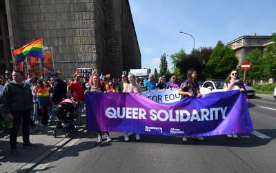 Tęczowy Kraków pokazał moc: Marsz Równości przeszedł przez miasto - zdjęcie 18