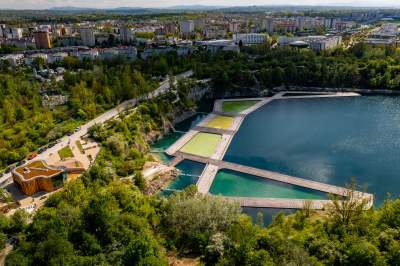 Zakrzówek na miesiąc przed otwarciem kąpieliska, trwają ostatnie prace - zdjęcie 5