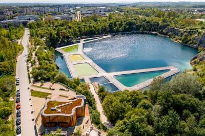 Zakrzówek na miesiąc przed otwarciem kąpieliska, trwają ostatnie prace - zdjęcie 4