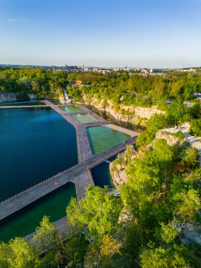 Zakrzówek na miesiąc przed otwarciem kąpieliska, trwają ostatnie prace - zdjęcie 9