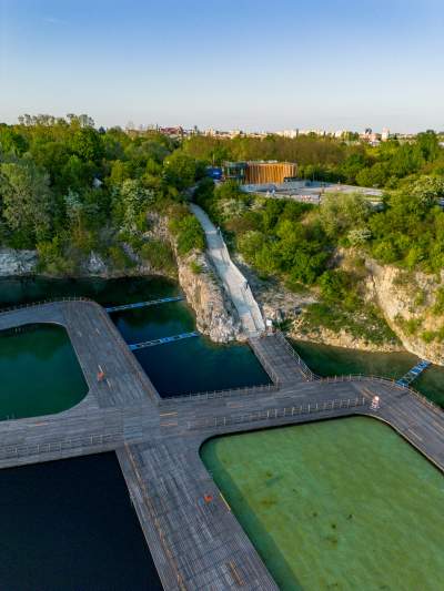 Zakrzówek na miesiąc przed otwarciem kąpieliska, trwają ostatnie prace - zdjęcie 7