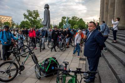 Prawie jak w Amsterdamie, rowerzyści "przegonili" samochody... - zdjęcie 16