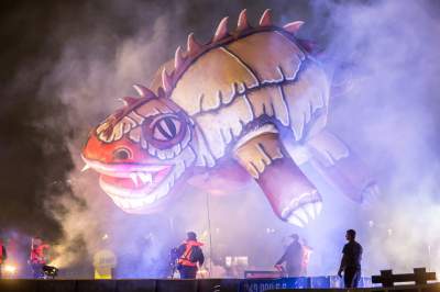 Ależ to był wielki odlot smoków pod Wawelem! Rewelacyjne widowisko - zdjęcie 30