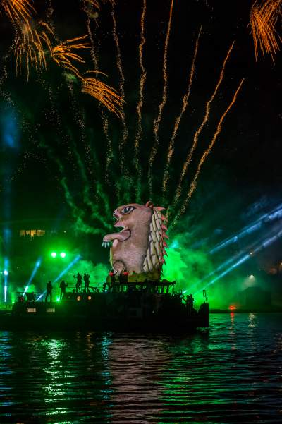 Ależ to był wielki odlot smoków pod Wawelem! Rewelacyjne widowisko - zdjęcie 7