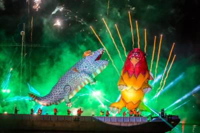 Ależ to był wielki odlot smoków pod Wawelem! Rewelacyjne widowisko - zdjęcie 15