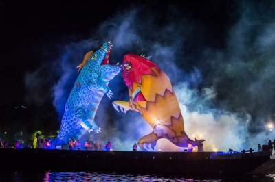 Ależ to był wielki odlot smoków pod Wawelem! Rewelacyjne widowisko - zdjęcie 12