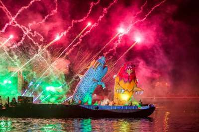 Ależ to był wielki odlot smoków pod Wawelem! Rewelacyjne widowisko - zdjęcie 13