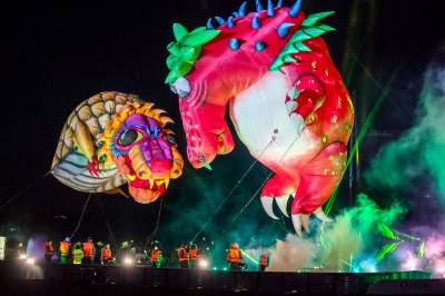 Ależ to był wielki odlot smoków pod Wawelem! Rewelacyjne widowisko - zdjęcie 11