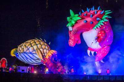 Ależ to był wielki odlot smoków pod Wawelem! Rewelacyjne widowisko - zdjęcie 10