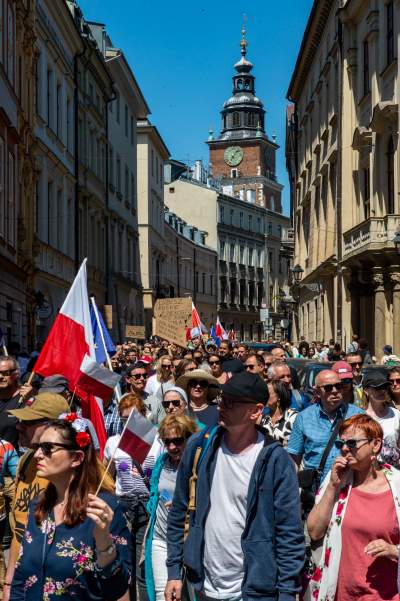Kraków solidarny z Warszawą, wielki dzień demokratycznej opozycji - zdjęcie 3