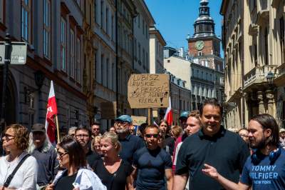 Kraków solidarny z Warszawą, wielki dzień demokratycznej opozycji - zdjęcie 13