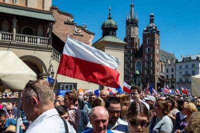 Kraków solidarny z Warszawą, wielki dzień demokratycznej opozycji - zdjęcie 10