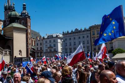 Kraków solidarny z Warszawą, wielki dzień demokratycznej opozycji - zdjęcie 1