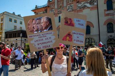 Kraków solidarny z Warszawą, wielki dzień demokratycznej opozycji - zdjęcie 17