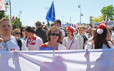Marsz Wolności "od środka", w obiektywie Marka Lasyka - zdjęcie 24