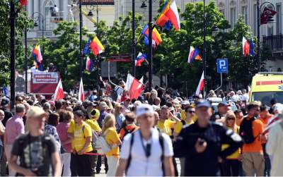 Marsz Wolności "od środka", w obiektywie Marka Lasyka - zdjęcie 30