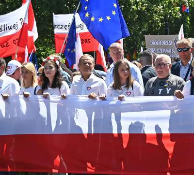 Marsz Wolności "od środka", w obiektywie Marka Lasyka - zdjęcie 28