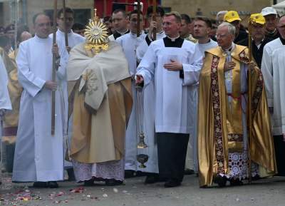 Sacrum-profanum, centralna procesja Bożego Ciała w Krakowie AD 2023 - zdjęcie 39