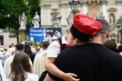 Sacrum-profanum, centralna procesja Bożego Ciała w Krakowie AD 2023 - zdjęcie 19