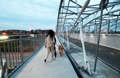 Imponująca nowa przeprawa kolejowa na Wiśle, jest też kładka pieszo-rowerowa - zdjęcie 46