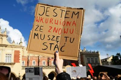 Ani jednej więcej, protest w Krakowie po śmierci ciężarnej Doroty - zdjęcie 32