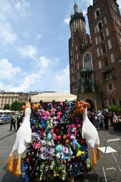 Gęś Pipa kontra Smok Krakusek. Nierówna walka na straganach - zdjęcie 1