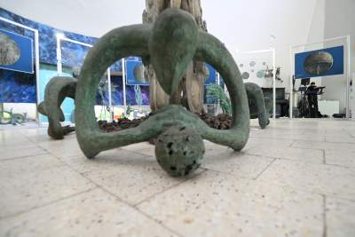 Intrygująca wystawa w parku Decjusza, kosmiczne rzeźby Bronisława Chromego - zdjęcie 14