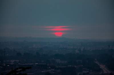 Tak zaczął się na kopcu Kraka najdłuższy dzień w roku, piękny wschód Słońca - zdjęcie 6