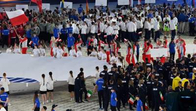 Huczna ceremonia otwarcia Igrzysk Europejskich, od Kopernika do Jana Pawła II - zdjęcie 46