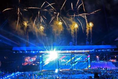 Huczna ceremonia otwarcia Igrzysk Europejskich, od Kopernika do Jana Pawła II - zdjęcie 77