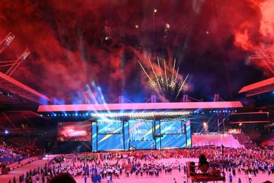 Huczna ceremonia otwarcia Igrzysk Europejskich, od Kopernika do Jana Pawła II - zdjęcie 78