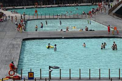 Politycy na oficjalnym otwarciu Zakrzówka, do wody nie wskoczyli - zdjęcie 15