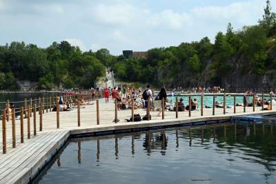 Politycy na oficjalnym otwarciu Zakrzówka, do wody nie wskoczyli - zdjęcie 24