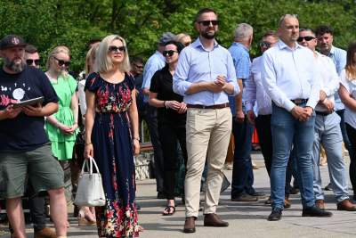 Politycy na oficjalnym otwarciu Zakrzówka, do wody nie wskoczyli - zdjęcie 8