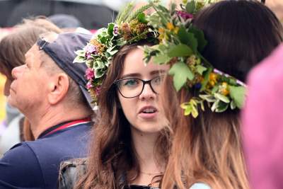 Wianki zatopione w deszczu, ale humory i tak dopisywały - zdjęcie 5