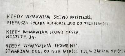 Poezja noblistki trafiła na płot, wyjątkowa wystawa na Dolnych Młynów - zdjęcie 5
