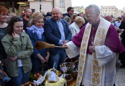 Wyjątkowa święconka na krakowskim Rynku - zdjęcie 14