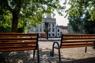 Plac Wolnica się zmienia, są nowe ławki, będzie więcej zieleni - zdjęcie 21