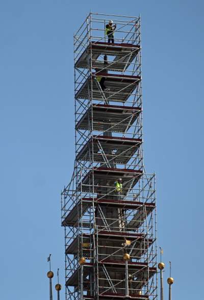 Hejnalica Mariacka w remoncie 45 lat temu i dziś... - zdjęcie 11