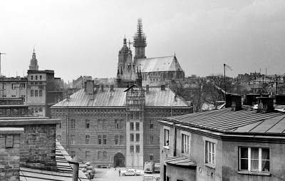 Hejnalica Mariacka w remoncie 45 lat temu i dziś... - zdjęcie 4