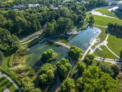 Przyjemnie tu uciec przed upałem, zielone "krakowskie Malediwy" - zdjęcie 3