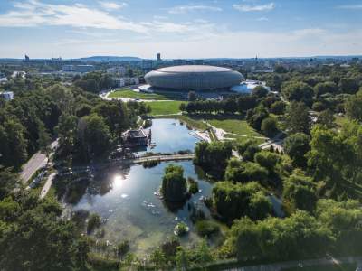 Przyjemnie tu uciec przed upałem, zielone "krakowskie Malediwy" - zdjęcie 2