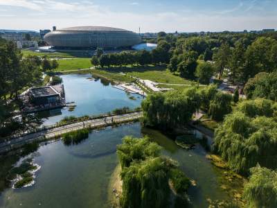 Przyjemnie tu uciec przed upałem, zielone "krakowskie Malediwy" - zdjęcie 1