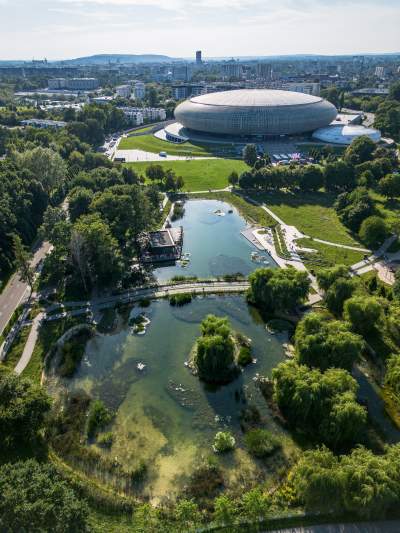 Przyjemnie tu uciec przed upałem, zielone "krakowskie Malediwy" - zdjęcie 4