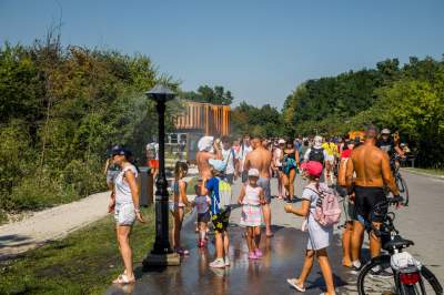 Znów trzeba było odstać ze trzy godziny, na dzikiej plaży trudno znaleźć miejsce - zdjęcie 22